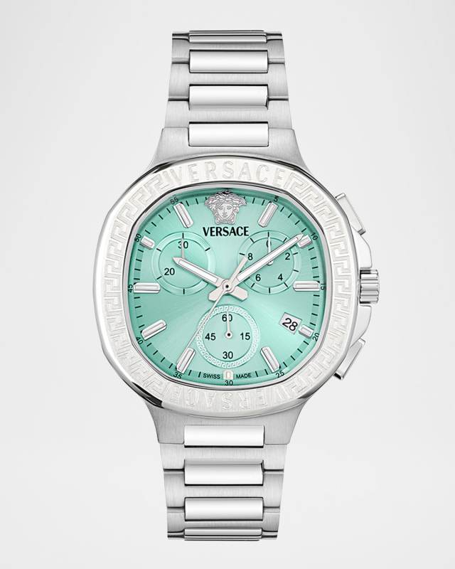 V-Chrono Square 40mm Stainless Steel Bracelet Watch